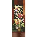 Papel Decoupage Arte Francesa Litoarte AFVE-022 22,8x62cm Orquídeas