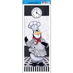 Papel para Arte Francesa Litoarte 10 X 25 Cm - Modelo Afp-098 Pinguin Cozinheiro