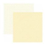 Papel Scrapbook Básico - KFSB459 - Poá Pequeno Marfim - Toke e Crie