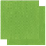 Papel Scrapbook WER232 30,5x30,5 Bo Bunny Verde Relva