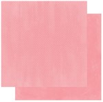 Papel Scrapbook WER237 30,5x30,5 Bo Bunny Rosa Flamingo