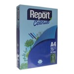 Papel Sulfite A4 Azul com 500 Folhas Report