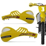 Par de Protetor de Mão Motocross Protork 788 Trilha Universal Amarelo