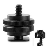Parafuso Adaptador para Sapata Canon Nikon - Rosca 1/4" Macho