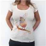 Pássaro - Camiseta Clássica Feminina