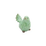 Pássaro Decorativo de Cerâmica Verde 4176 Lyor