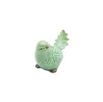 Pássaro Decorativo de Cerâmica Verde Amazon 4177 Lyor