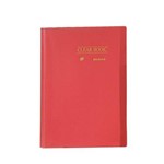 Pasta Catálogo 40 Sacos - A4- Polipropileno - Transparente - Clear Book - Vermelho