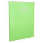 Pasta Catálogo 40 Sacos Plásticos Oficio Clear Book BD40NS YES - Verde