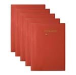 Pasta Catálogo 50 Sacos Oficio Clear Book BD50S Pct 5 Un. YES - Vermelho