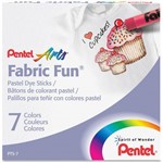 Pastel Seco Pentel Fabric Fun 007 Cores Pts-07e