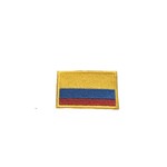 Patche Aplique Bordado da Bandeira da Colômbia