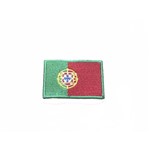 Patche Aplique Bordado da Bandeira de Portugal