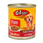 Patê para Cães Colosso Premium Adultos Sabor Carne Lata com 280g