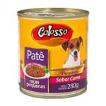 Patê para Cães Colosso Premium Raças Pequenas Sabor Carne Lata com 280g