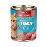 Patê Premium Total Max Cat para Gatos Adultos Sabor Carne e Frango 280g