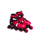 Patins In-Line Rollers Radical Vermelho G 37 a 40 Bel Fix