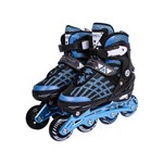 Patins Inline Rollers Top Premium Pro Azul G - Bel Sports