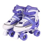 Patins Roller Infantil Classic Azul M-(33-36) Bel 378500