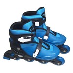 Patins Roller Radical Inline G Azul - Bel Sports