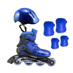 Patins Rollers Radical Bel Sports Azul G