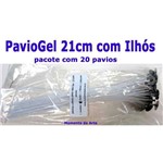 Pavios C/ilhós para Vela Gel - 21cm - Avulso e Pacotes Até 500 Unid