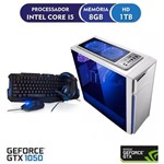 PC Gamer Completo EasyPC Intel Core I5 8GB (GeForce GTX 1050 2GB) HD 1TB com Kit Gamer