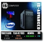 Pc Is-pro Intel I7-8700 / 8gb Ddr4 / HD 1 Tera / Gab Kmex Gm-13t9