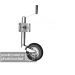 Pé de Apoio Pedestal Escamoteável Carrocinha Reboque Carretinha com Roda Boba Quinta Roda Trailer Baú