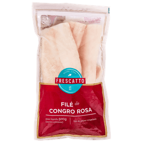 Peixe Frescatto Filé de Congro Rosa Congelado 500g
