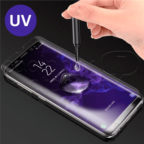 Película de Vidro Curvada - Cola Líquida UV Galaxy S8