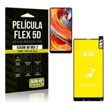 Película Flex 5D Cobre a Tela Toda Xiaomi Mi Mix 2 Preta - Armyshield