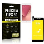 Película Flex 5D Cobre a Tela Toda Xiaomi Redmi Note 5A Preta - Armyshield