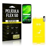 Película Flex 5D Tela Toda Motorola Moto G6 Plus Branca - Armyshield