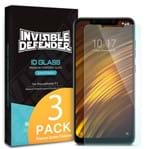 Película Ringke Invisible Defender Glass de Vidro Temperado para Xiaomi Pocophone F1