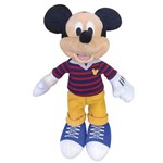 Pelúcia 18 Cm - Disney - Mickey Mouse - Tênis Azul - Dtc