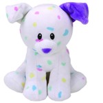 Pelúcia Baby Ty Animais - Cachorro Branco Sprinkles