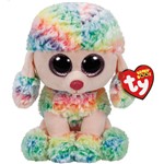 Pelúcia Beanie Boos - Poodle Rainbow