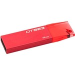 Pen Drive 8GB Kingston DTSE3 Metalic Vermelho