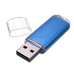 Pendrive Sleek Blue 256GB USB 2.0 Thumb Pen Flash