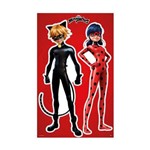 Personagem Decorativo Miraculous Ladybug e Cat Noir