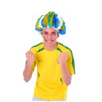 Peruca Maluca Brasil Colorido - Copa do Mundo