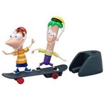 Phineas e Ferb-Pack Aventura Skateboard Launcher Mimo Jk15819a