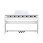 Piano Digital Casio Privia Px-770 Bn Branco, 88 Teclas, C/Fonte Bivolt e Teclas Sensitivas