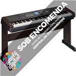 Piano Digital DGX-650B com Fonte Bivolt Preto Yamaha
