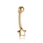 Piercing de Umbigo em Ouro 18k Estrela Plus 024002320092