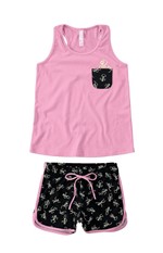 Pijama Brilho no Escuro Menina Malwee Liberta Rosa - 4