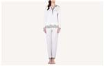 Pijama Comprido com Bordado - Off-White M