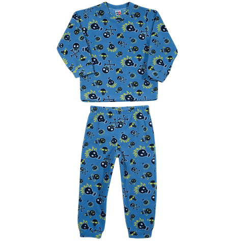 Pijama Conjunto de Soft Caveirinhas - 1 ao 3 1