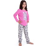 Pijama de Inverno Juvenil Menina com Algodão - Luna Cuore 0528
